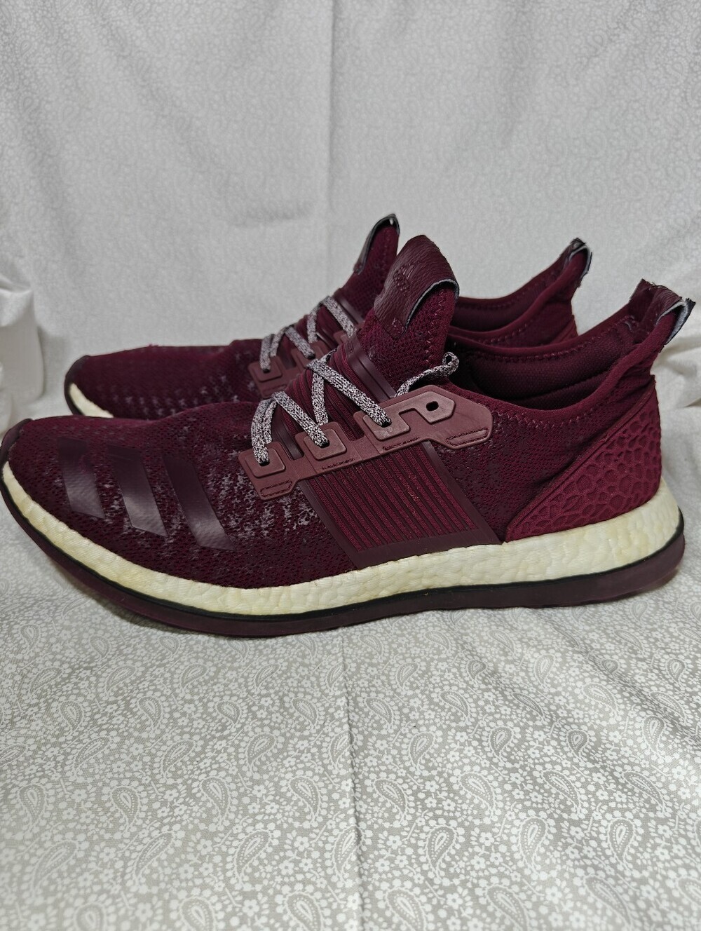 PureBoost ZG Burgundy Athletic Running Sneakers Men’s Shoes Size 15